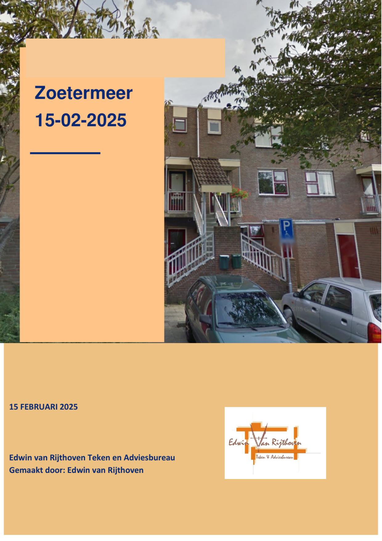 Vochtinspectie oude woning, Zoetermeer